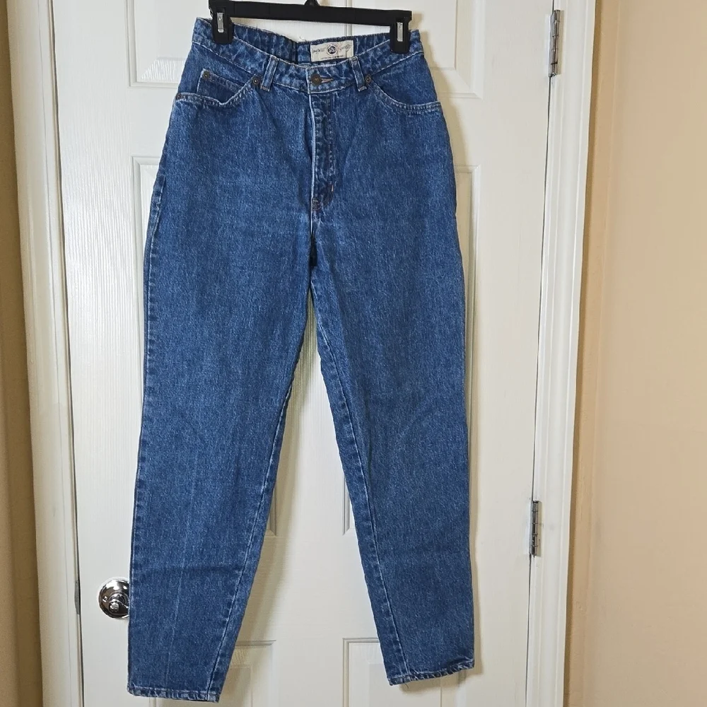 GAP Vintage WORK FORCE High Rise Jeans Classic OLD SCHOOL Made In USA 11-12 - Picture 10 of 17